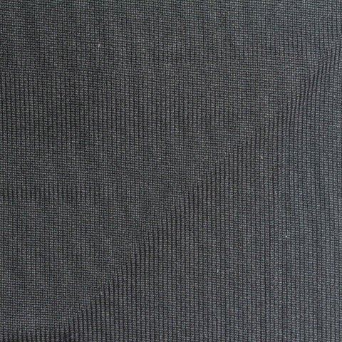 Polyester Stretch Rib Knit Fabric, 550 gsm, 100 cm — Grey