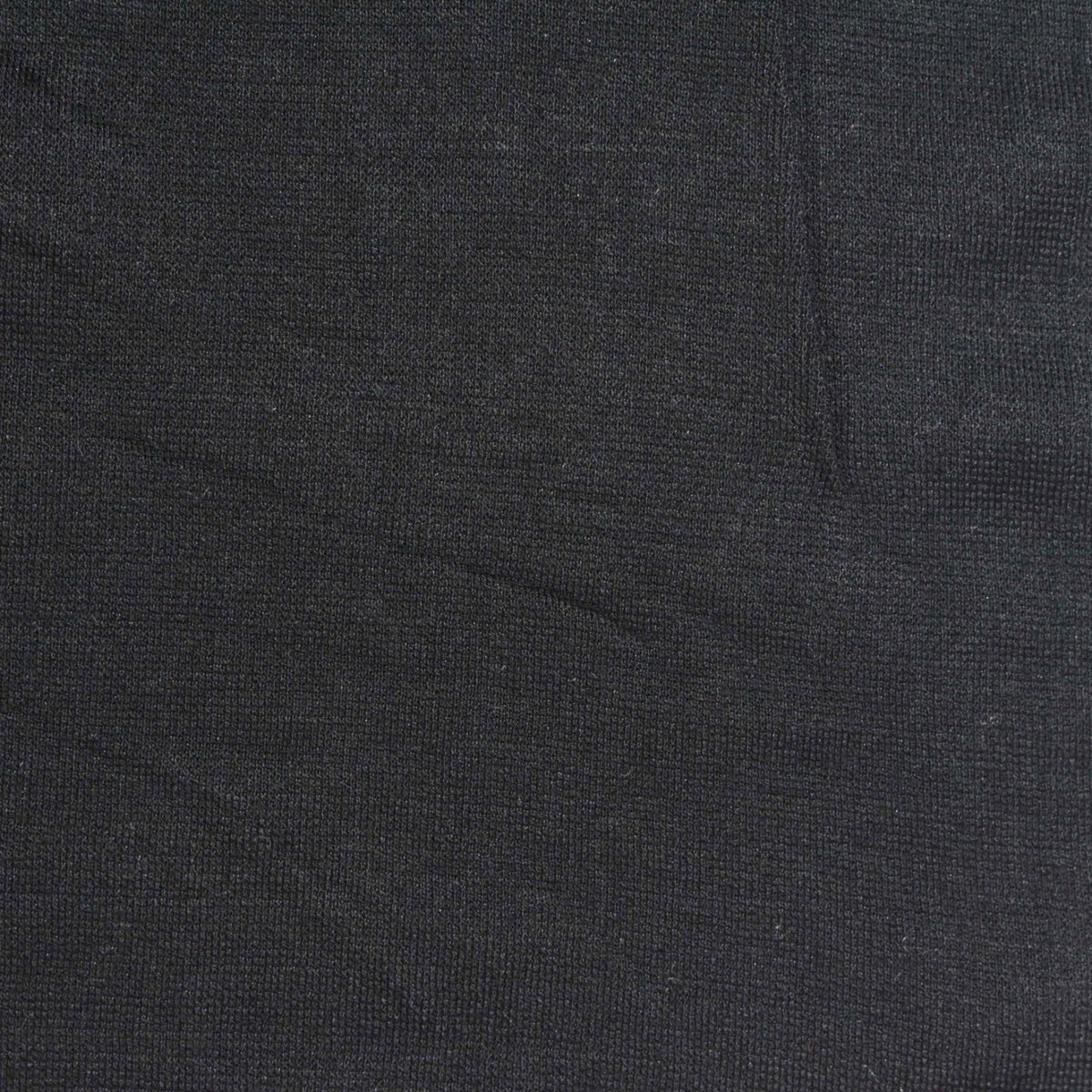Viscose Polyester Stretch Ponte Knit Fabric, 230 gsm, 170 cm — Black