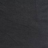 Viscose Polyester Stretch Ponte Knit Fabric, 230 gsm, 170 cm — Black