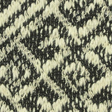Black Geometric-Diamond Chunky Knit, Cotton-Poly — texture