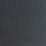 Dark Grey Marl Rib Knit, Poly-Viscose