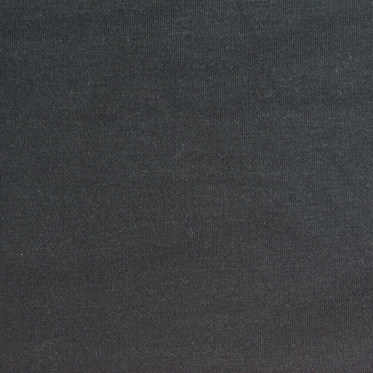 Cotton Stretch Interlock Knit Fabric, 277 gsm, 170 cm — Black