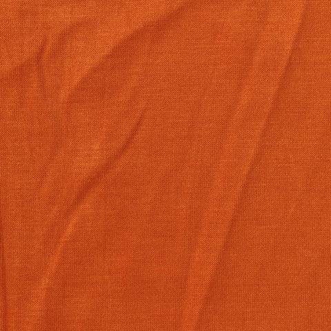 Modal Polyester Stretch Jersey Knit Fabric, 230 gsm, 168 cm — Orange