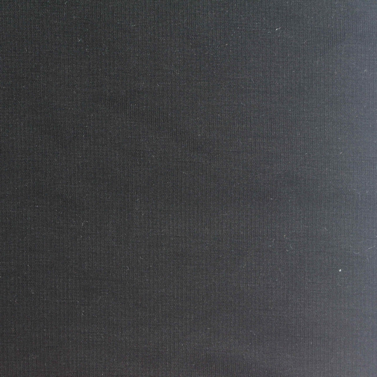 Polyester Viscose Stretch Ponte Knit Fabric, 220 gsm, 160 cm — Black