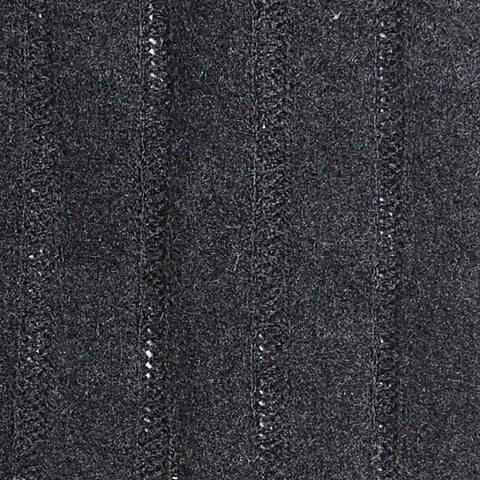 Charcoal Textured-Stripe Rib Knit, Poly-Viscose