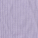 Cotton Polyester Stretch Waffle Knit Fabric, 198 gsm, 170 cm — Purple