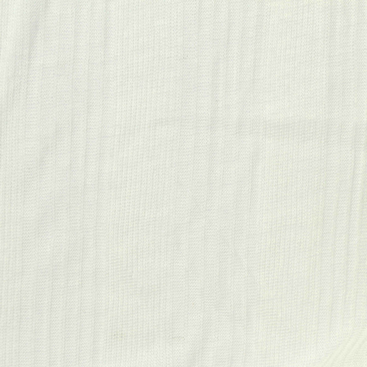 100% Viscose Rib Knit Fabric, 62 gsm, 133 cm — White