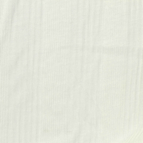 100% Viscose Rib Knit Fabric, 62 gsm, 133 cm — White