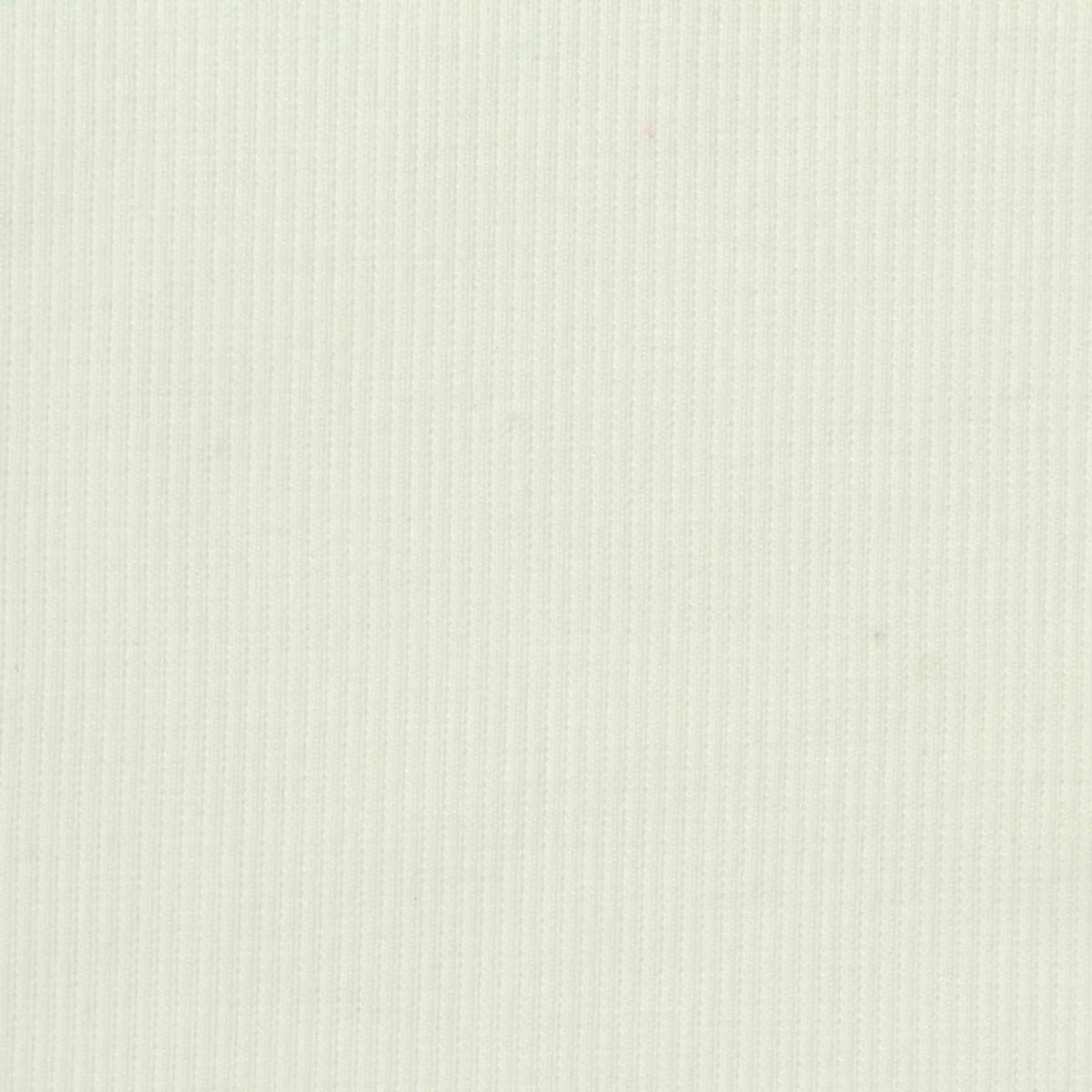 Polyester Stretch Rib Knit Fabric, 430 gsm, 130 cm — White
