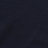 Cotton Polyester Stretch Interlock Knit Fabric, 300 gsm, 168 cm — Navy