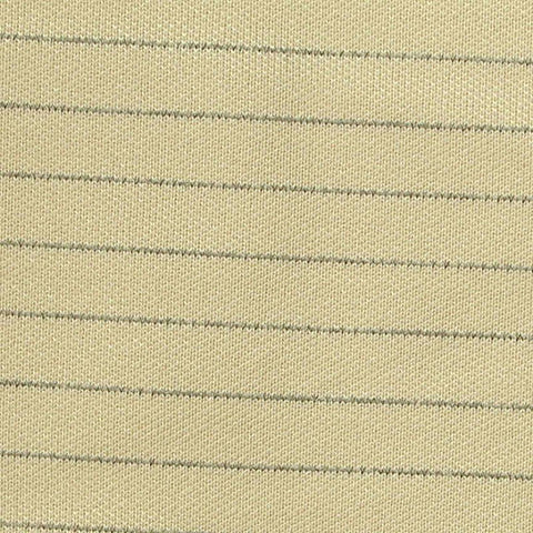 Grey Horizontal-Stripe Interlock Knit, Polyester