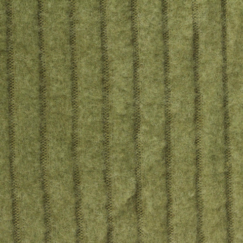 Polyester Stretch Rib Knit Fabric, 220 gsm, 150 cm — Green