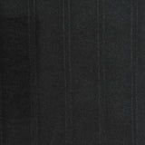 Black Vertical-Stripe Rib Knit, Viscose-Poly