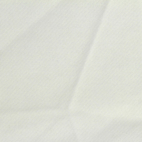 Brushed Polyester Cotton French Terry Fabric, 235 gsm, 190 cm — White