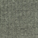 Heathered Grey Marl Rib Knit, Poly-Viscose