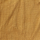 Viscose Polyester Blend Waffle Knit Fabric, 280 gsm, 178 cm — Khaki