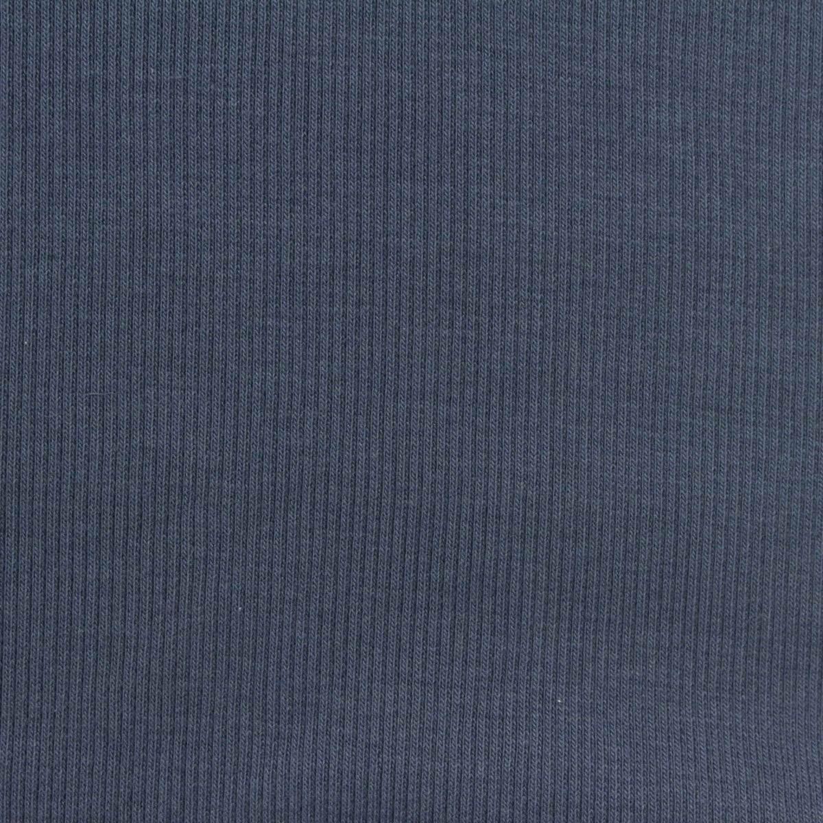 Cotton Polyester Stretch Rib Knit Fabric, 280 gsm, 108 cm — Navy