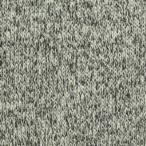 Grey Marl Rib Knit, Viscose-Poly, 260 gsm