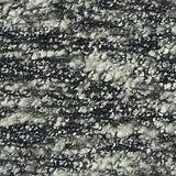 Black Horizontal-Stripe Chunky Knit, Poly-Viscose — texture
