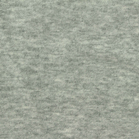 Light Grey Marl French Terry, Cotton-Poly, 254 gsm