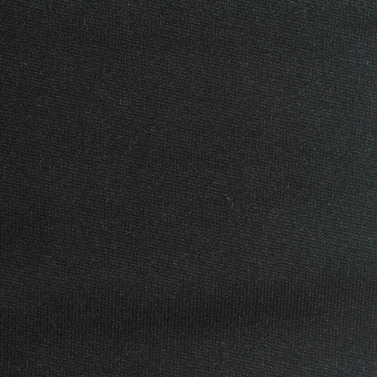 Brushed 100% Polyester Jersey Knit Fabric, 198 gsm, 174 cm — Black