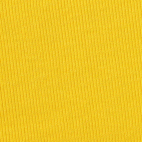 100% Cotton Rib Knit Fabric, 300 gsm, 185 cm — Yellow