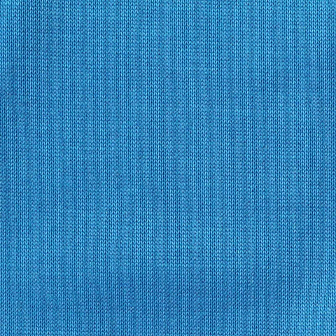 Modal Polyester Stretch Jersey Knit Fabric, 228 gsm, 166 cm — Blue