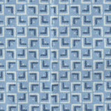 Light Blue Geometric Knit, Poly-Cotton — texture
