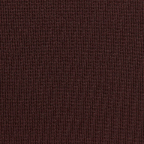 Polyester Viscose Stretch Rib Knit Fabric, 280 gsm, 160 cm — Brown