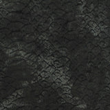 Dark Grey Geometric Sateen, Poly-Spandex