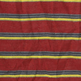 Red Horizontal-Stripe Jersey Knit, Cotton