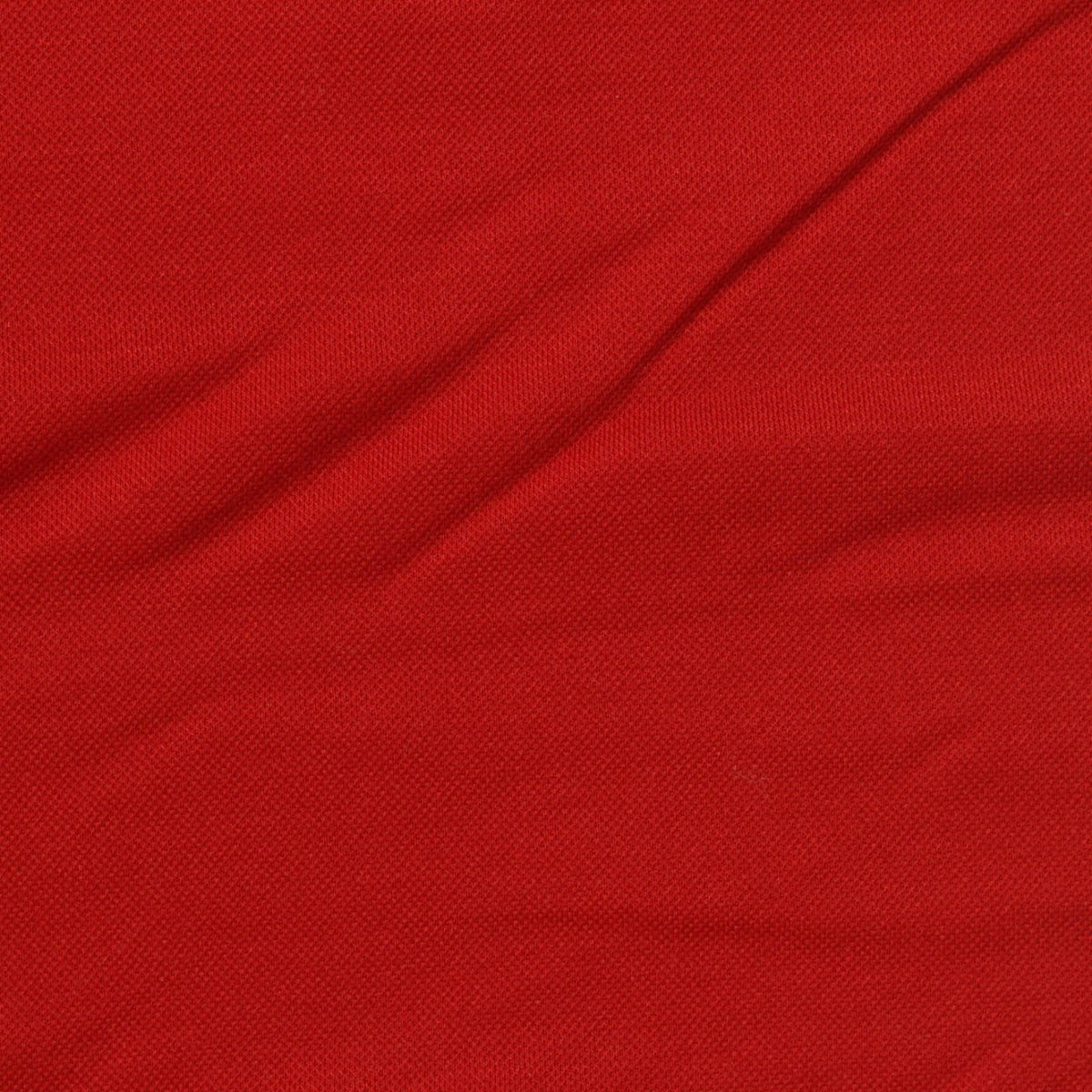 Viscose Nylon Stretch Piqué Knit Fabric, 235 gsm, 178 cm — Red