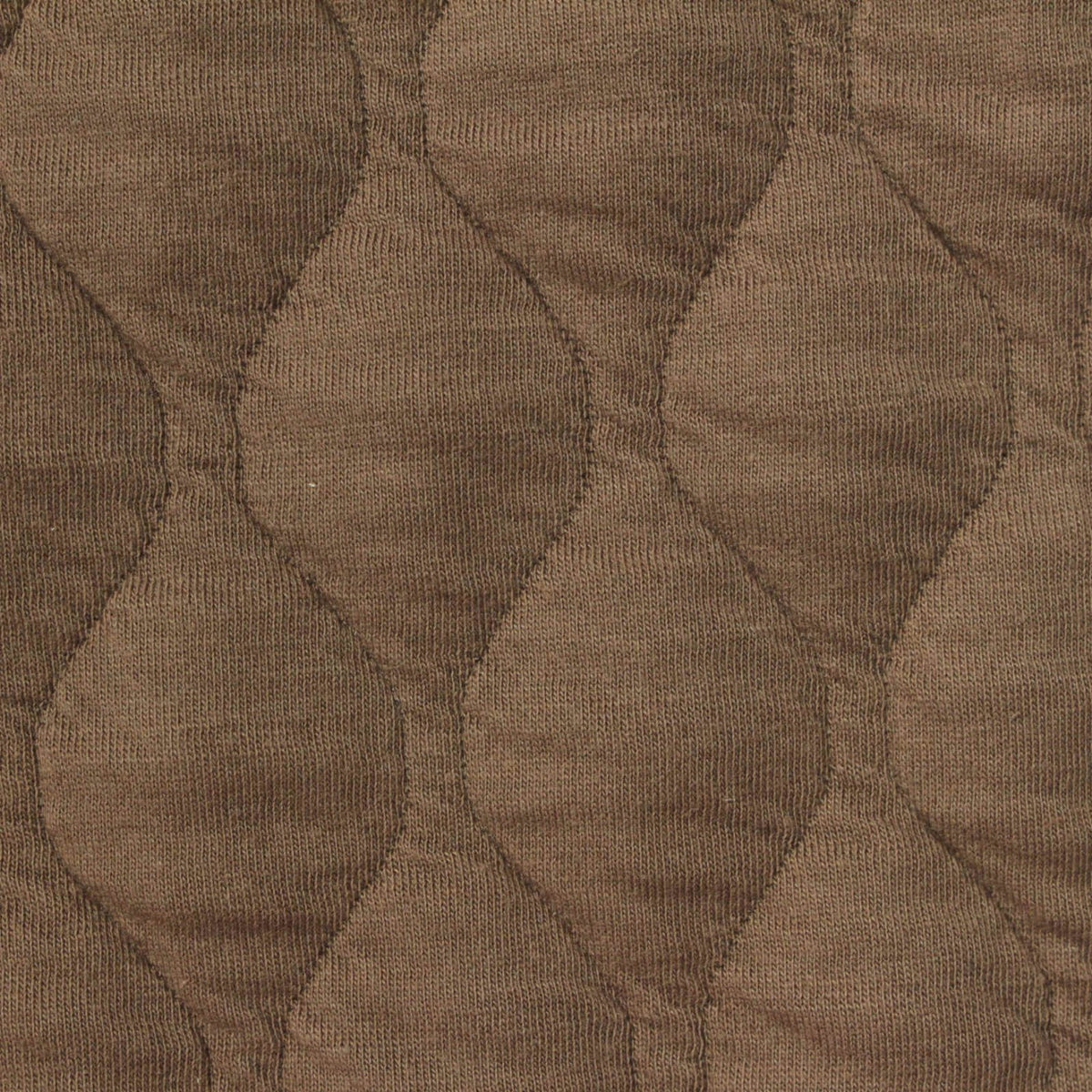 Brown Diamond Jersey Knit, Poly-Cotton