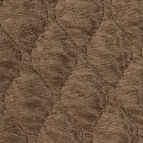 Brown Diamond Jersey Knit, Poly-Cotton