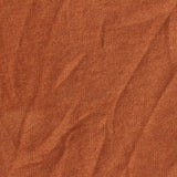 Brushed Polyester Viscose Stretch Chunky Knit Fabric, 180 gsm, 150 cm — Orange