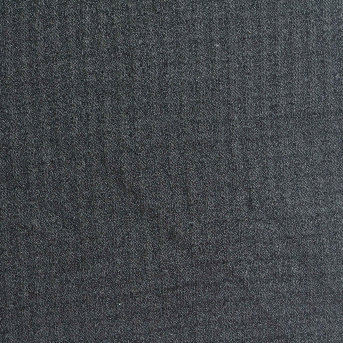 Dark Grey Heather Waffle Knit, Cotton-Poly