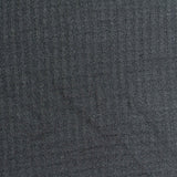 Dark Grey Heather Waffle Knit, Cotton-Poly