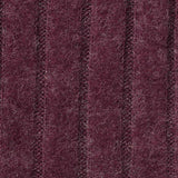 Plum Marl Rib Knit, Polyester — texture