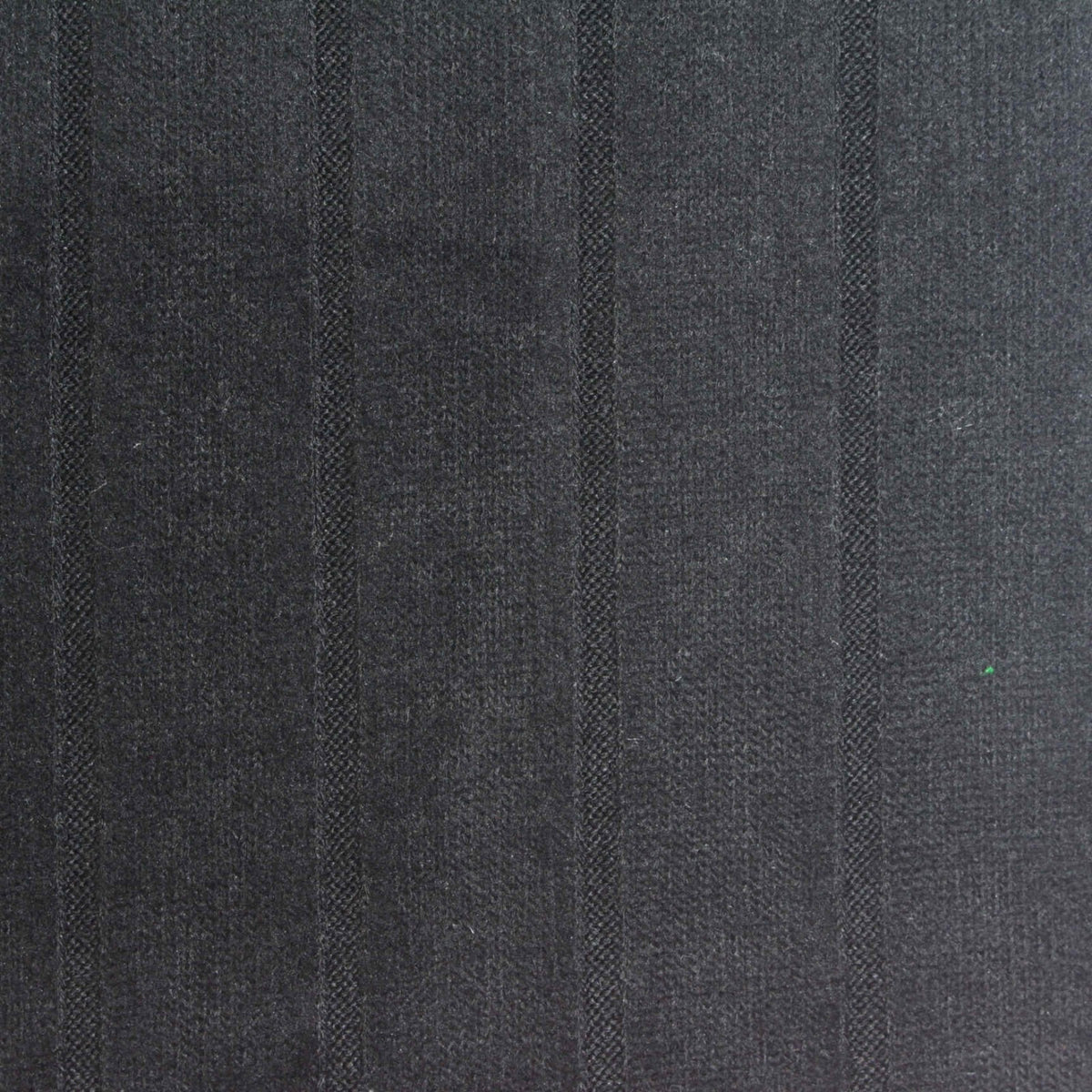 Dark Grey Vertical-Stripe Rib Knit, Viscose-Poly, 200 gsm