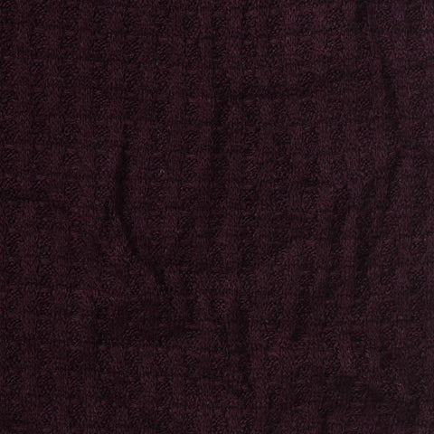 Waffle Knit Fabric, 228 gsm, 178 cm — Purple