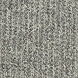 Dark Grey Fine-Marl Rib Knit, Viscose-Poly — texture