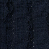 Navy Grid Warp Knit, Polyester