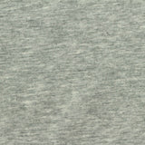 Dark Grey Heathered-Marl Jersey Knit, Cotton-Poly