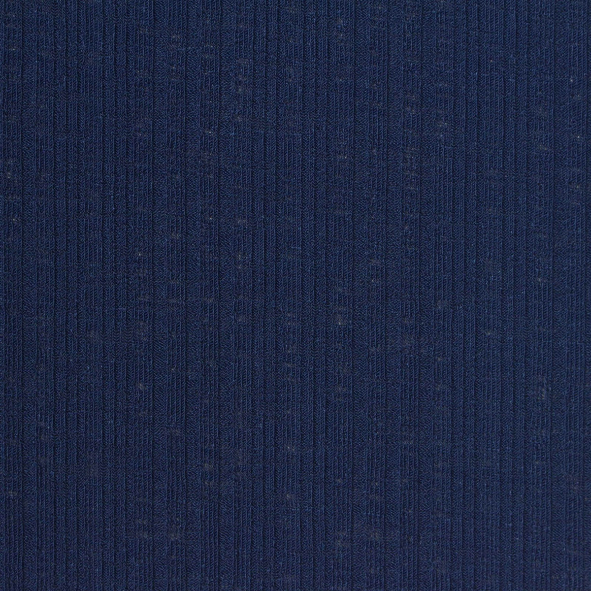 Polyester Stretch Rib Knit Fabric, 170 gsm, 175 cm — Navy