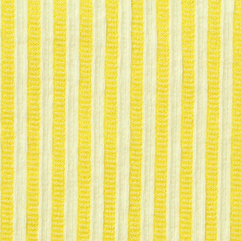 Cotton Polyester Stretch Jersey Knit Fabric, 230 gsm, 180 cm — Yellow