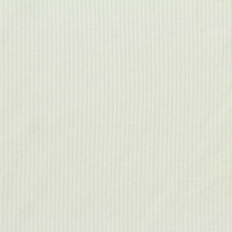Viscose Stretch Rib Knit Fabric, 220 gsm, 125 cm — White