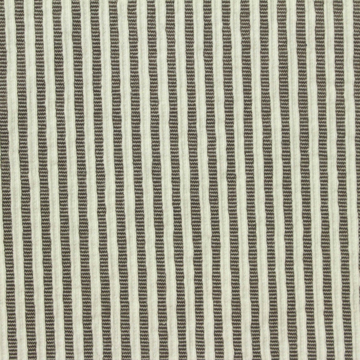 Dark Grey Stripes Jersey Knit, Cotton-Poly, 230 gsm