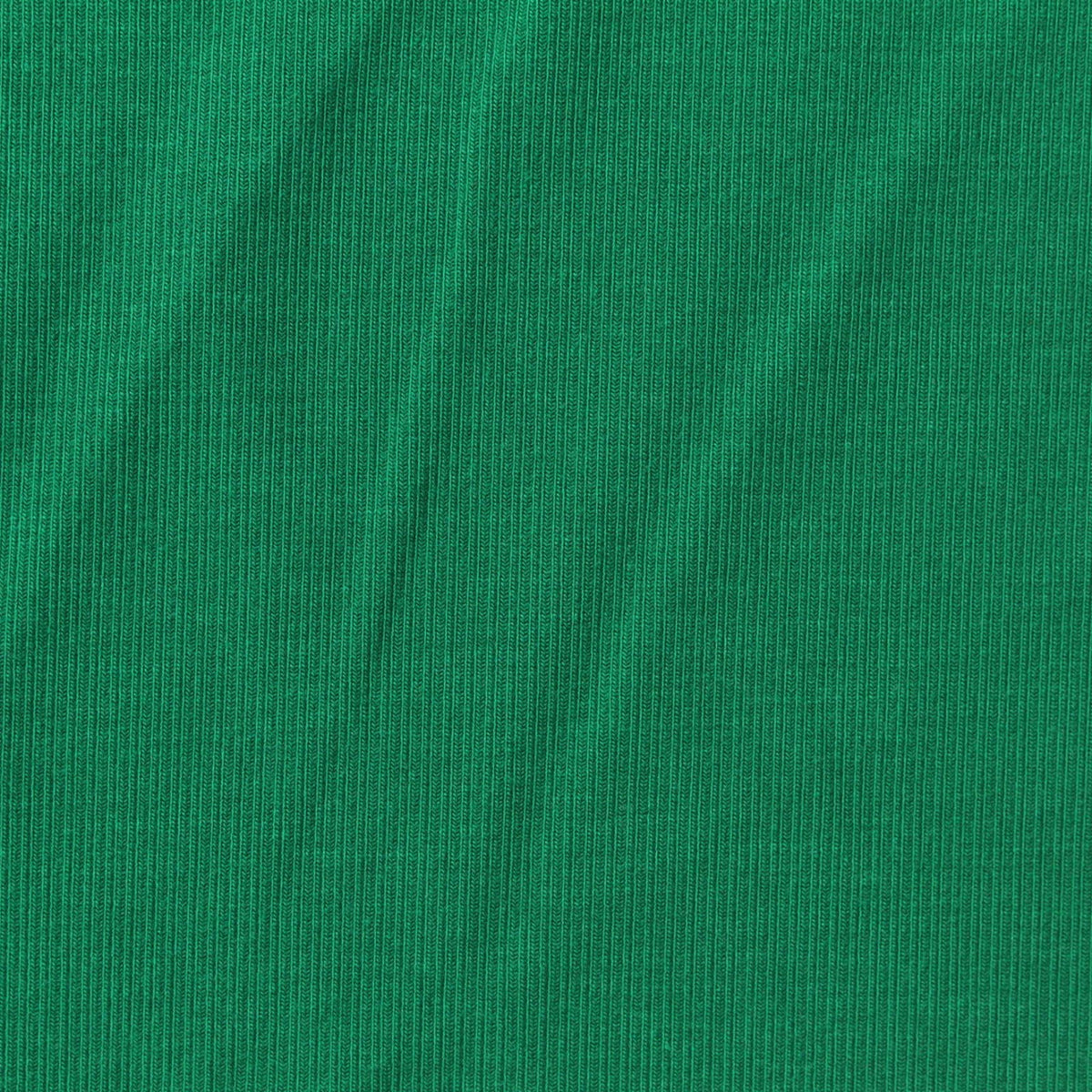Viscose Stretch Rib Knit Fabric, 270 gsm, 155 cm — Green