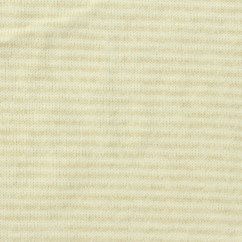 Striped Polyester Viscose Stretch Chunky Knit Fabric, 210 gsm, 165 cm — Beige