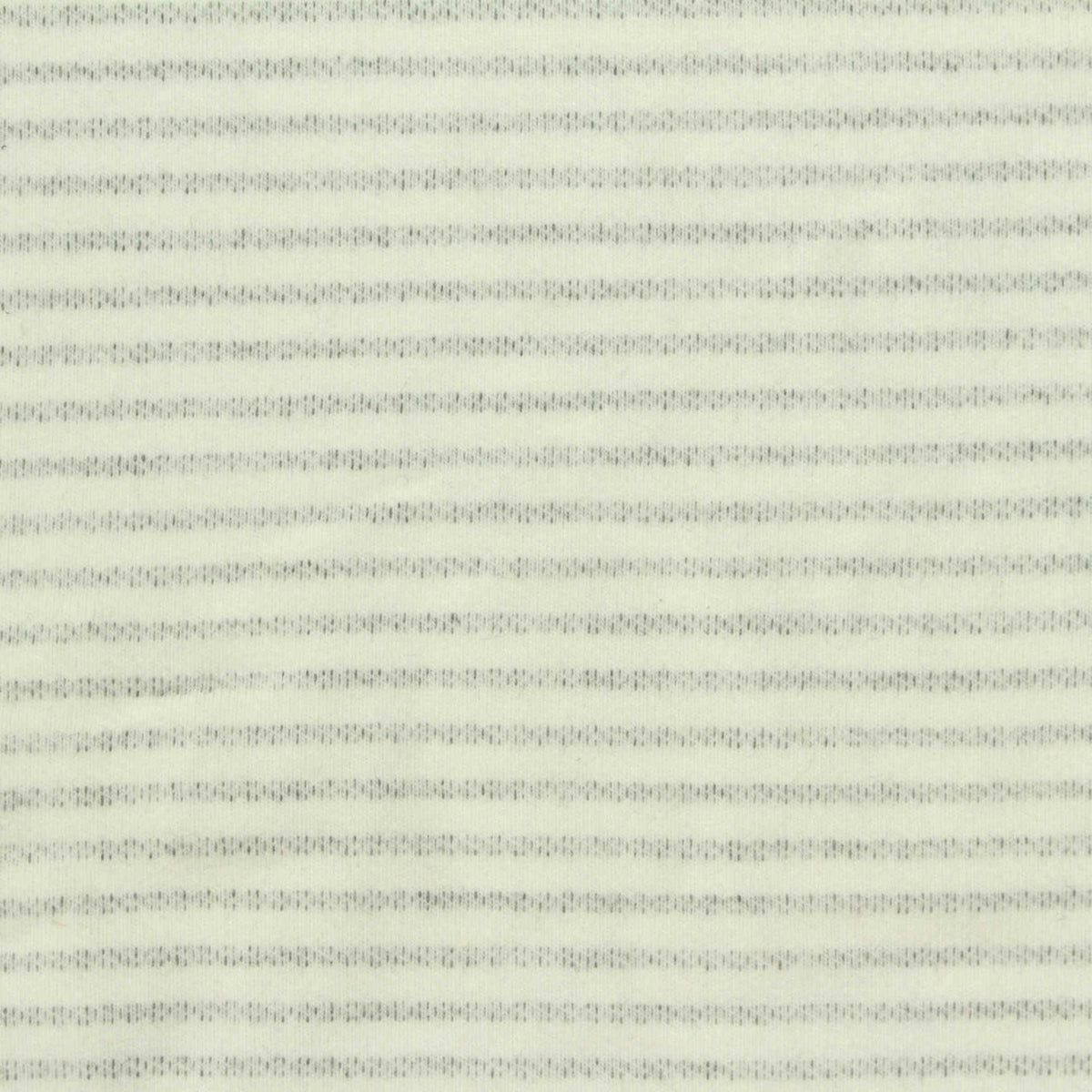 Cream Horizontal-Stripe French Terry, Poly-Cotton